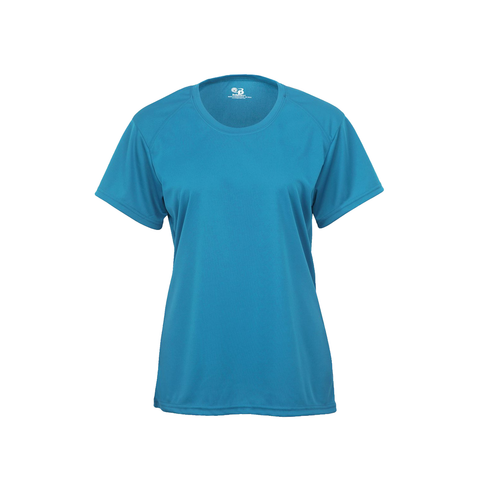 Badger Sport B-Core Women's Tee (416000-000603), Color 'Electric Blue'